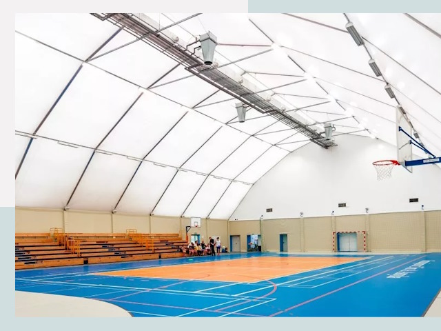 Строительство спортивных залов в Беслане