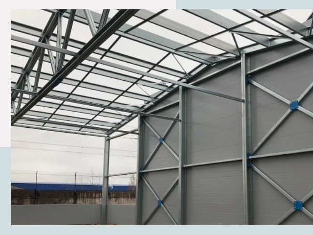 Каркасные ангары от СтальСтрой-Бсл по цене от 608 руб.