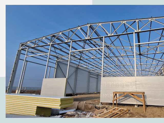 Утепленные ангары в Беслан от 608 руб. за м²