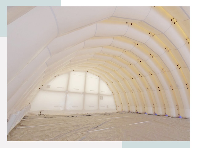 Пневмокаркасные ангары в Беслане