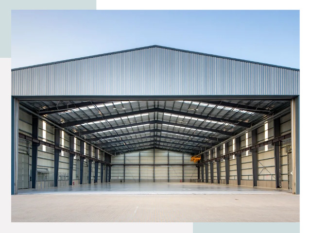 Большие ангары в Беслане