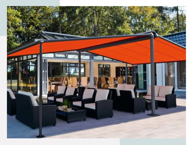 Навесы для кафе и ресторанов в Беслане