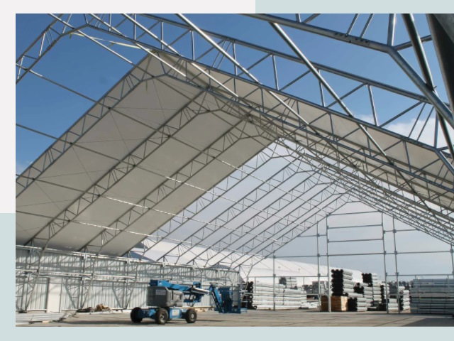 Каркасно-тентовые сооружения от СтальСтрой-Бсл по цене 608 руб.