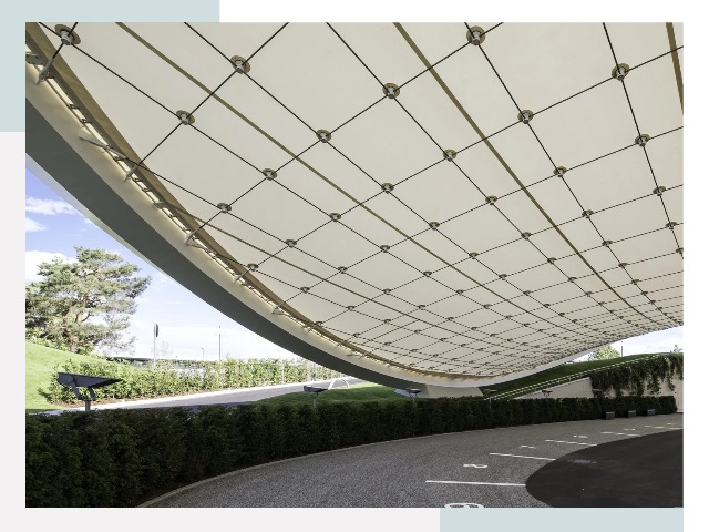 Мембранные конструкции в Беслане