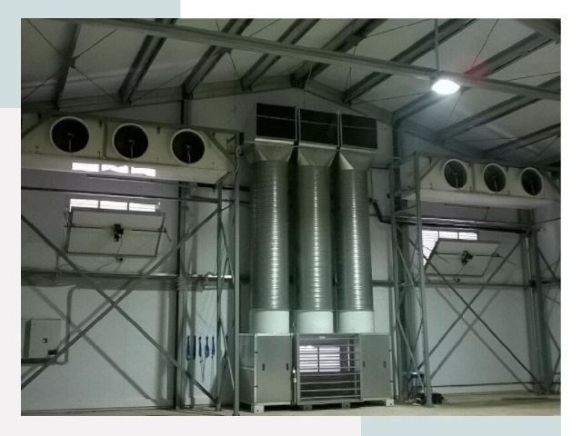 Инженерные системы для ангаров в Беслане