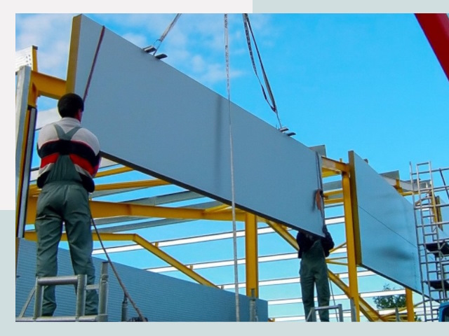 Монтаж сэндвич-панелей в Беслане от 608 руб.