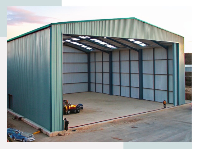 Строительство ангаров в Беслане