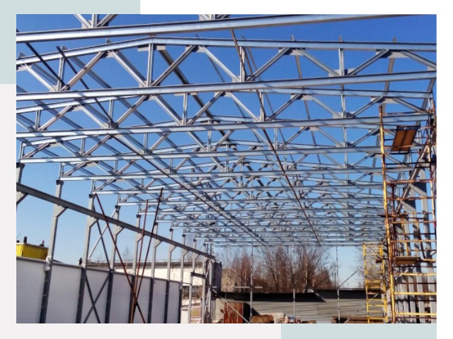 Металлокаркасы для складов в Беслане